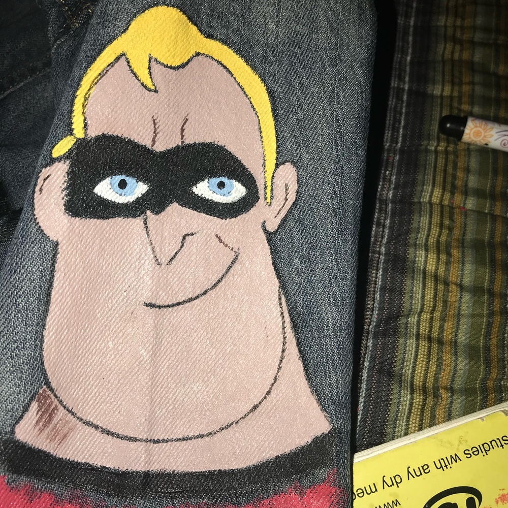 Hand painted jacket - Picture 4 of 6
